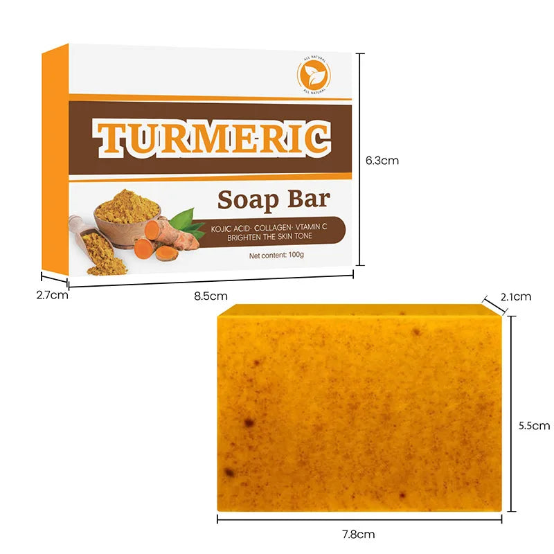 Turmeric Granular Soap Lemon Soap Kojic Acid Soap Ginger Bath Cleansing Soap Body Whitening Body Care Oil Removal Handmade Soap