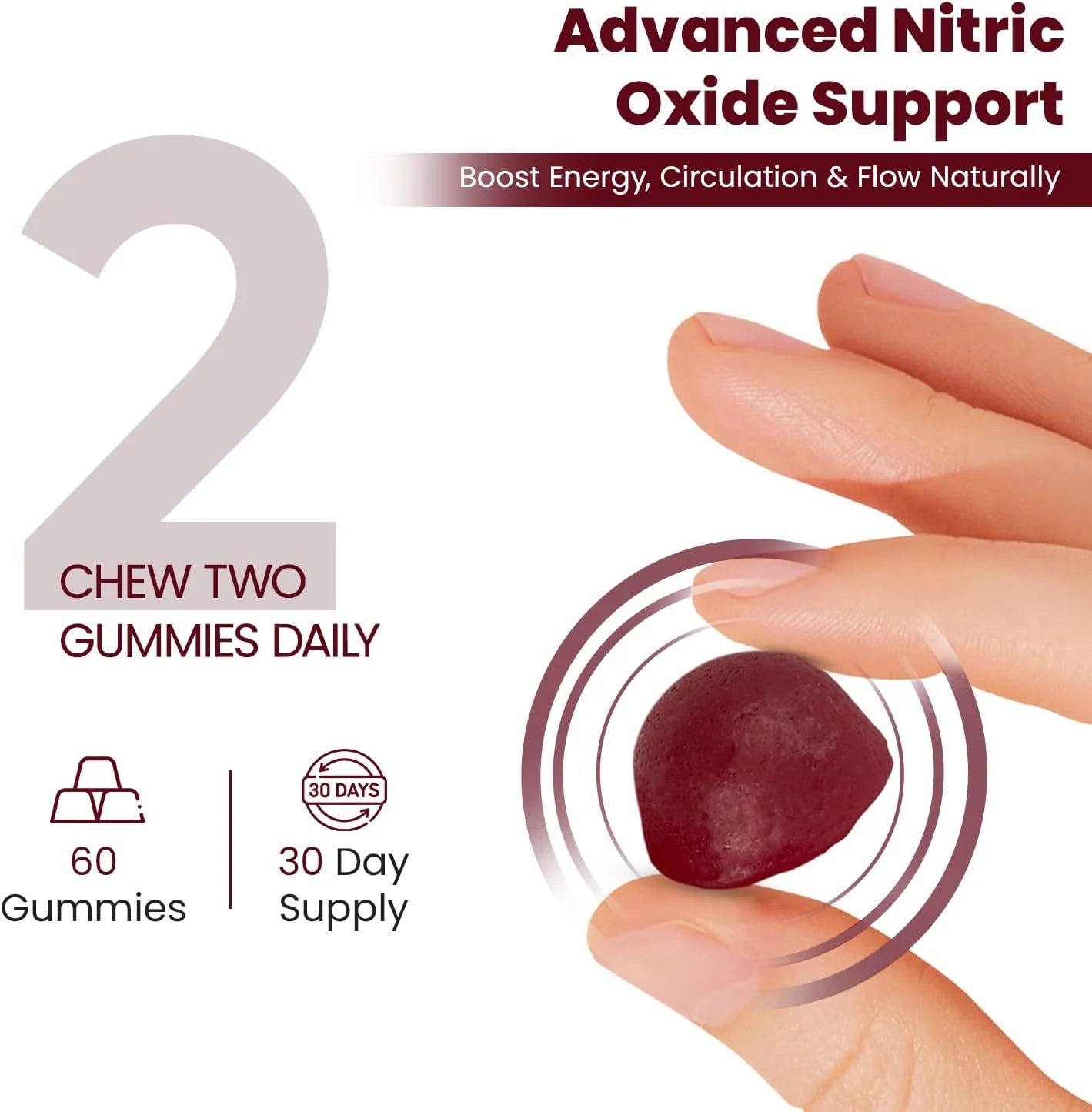 VITAMIZED Beetroot Gummies 1000Mg - Nitric Oxide Supplement